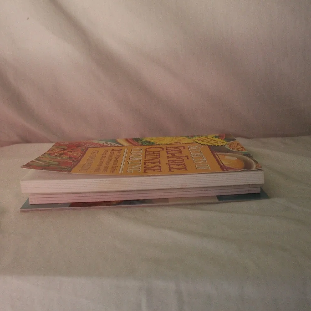 Fat Free Cooking Baking Cookbooks Chinese‎ Low Fat Recipes Lot of 3
